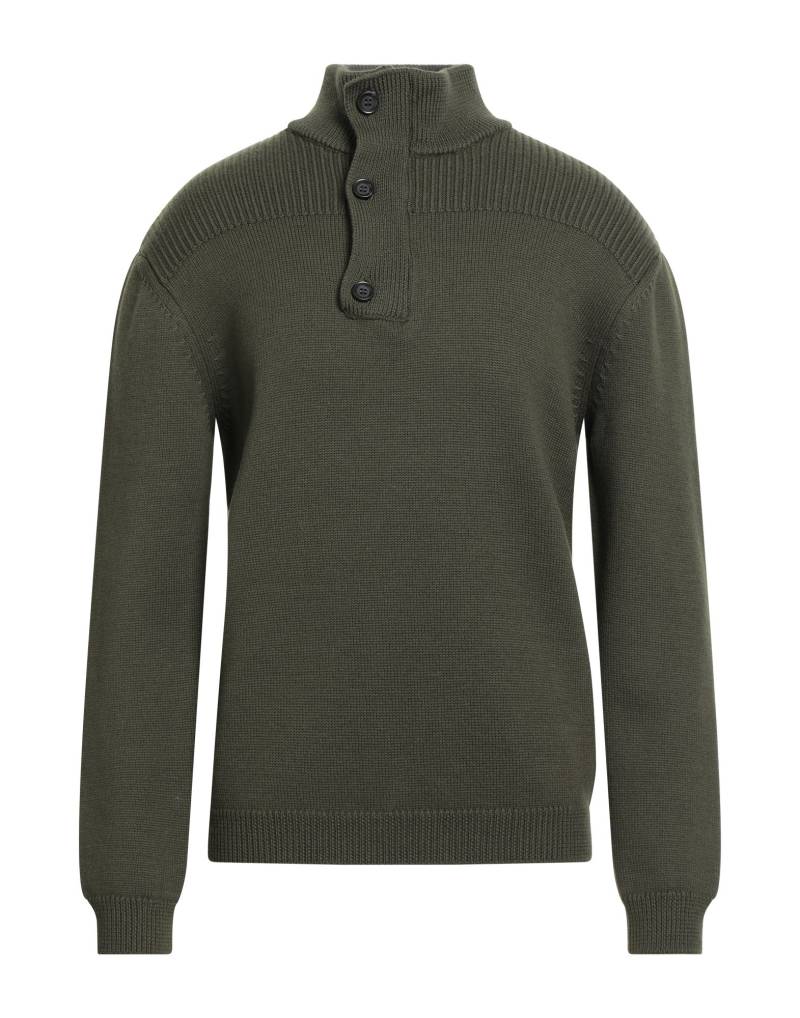 DANIELE FIESOLI Rollkragenpullover Herren Militärgrün von DANIELE FIESOLI