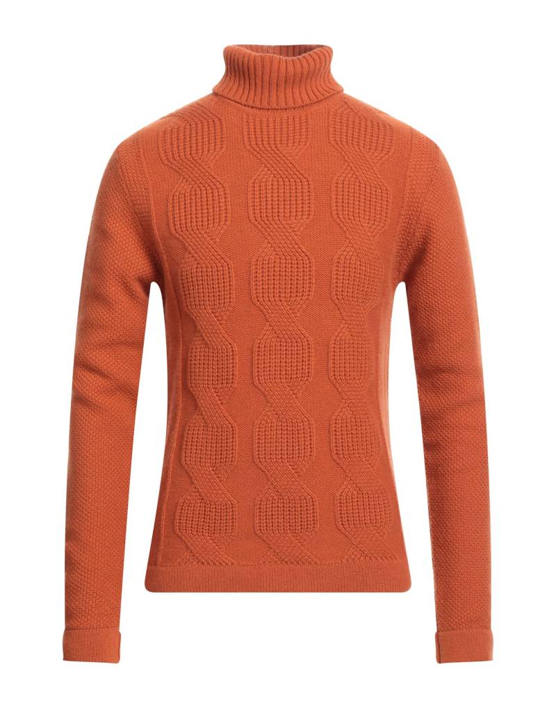 DANIELE FIESOLI Rollkragenpullover Herren Orange von DANIELE FIESOLI