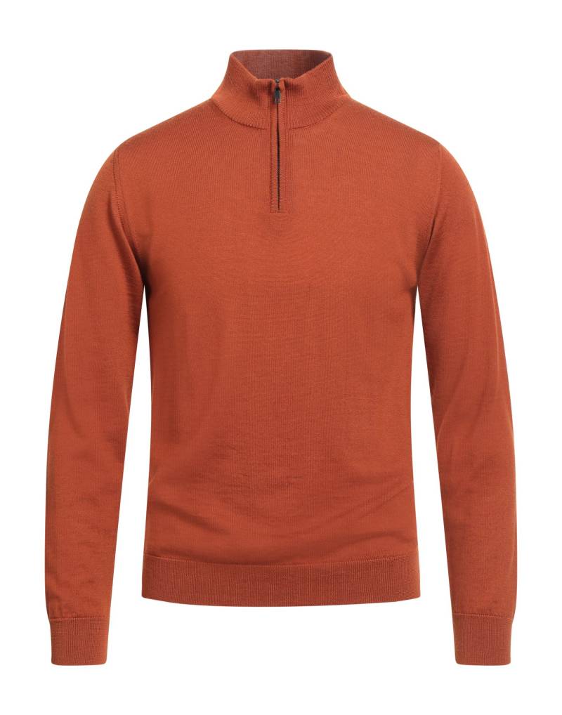 DANIELE FIESOLI Rollkragenpullover Herren Rostrot von DANIELE FIESOLI