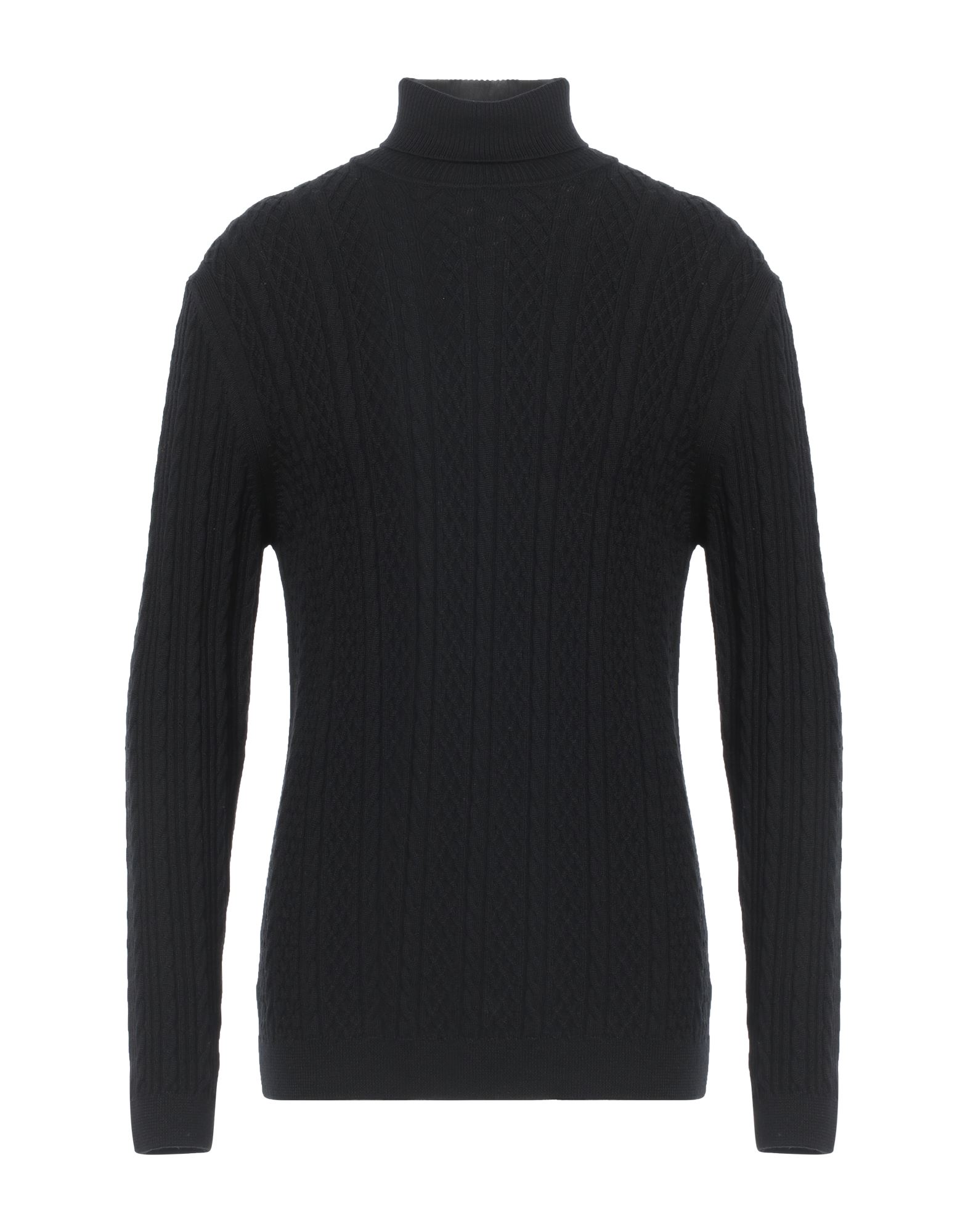 DANIELE FIESOLI Rollkragenpullover Herren Schwarz von DANIELE FIESOLI