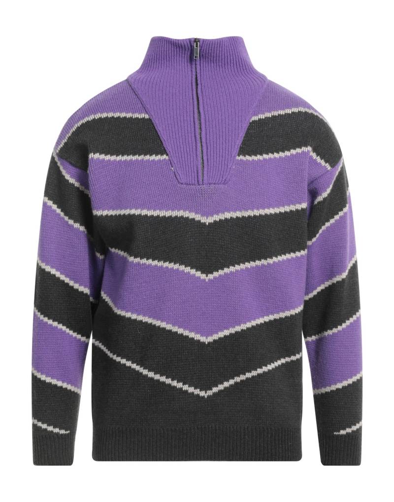DANIELE FIESOLI Rollkragenpullover Herren Violett von DANIELE FIESOLI