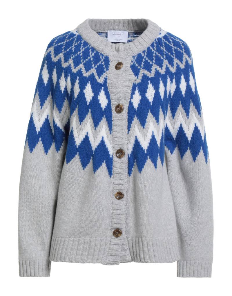 DANIELE FIESOLI Strickjacke Damen Hellgrau von DANIELE FIESOLI