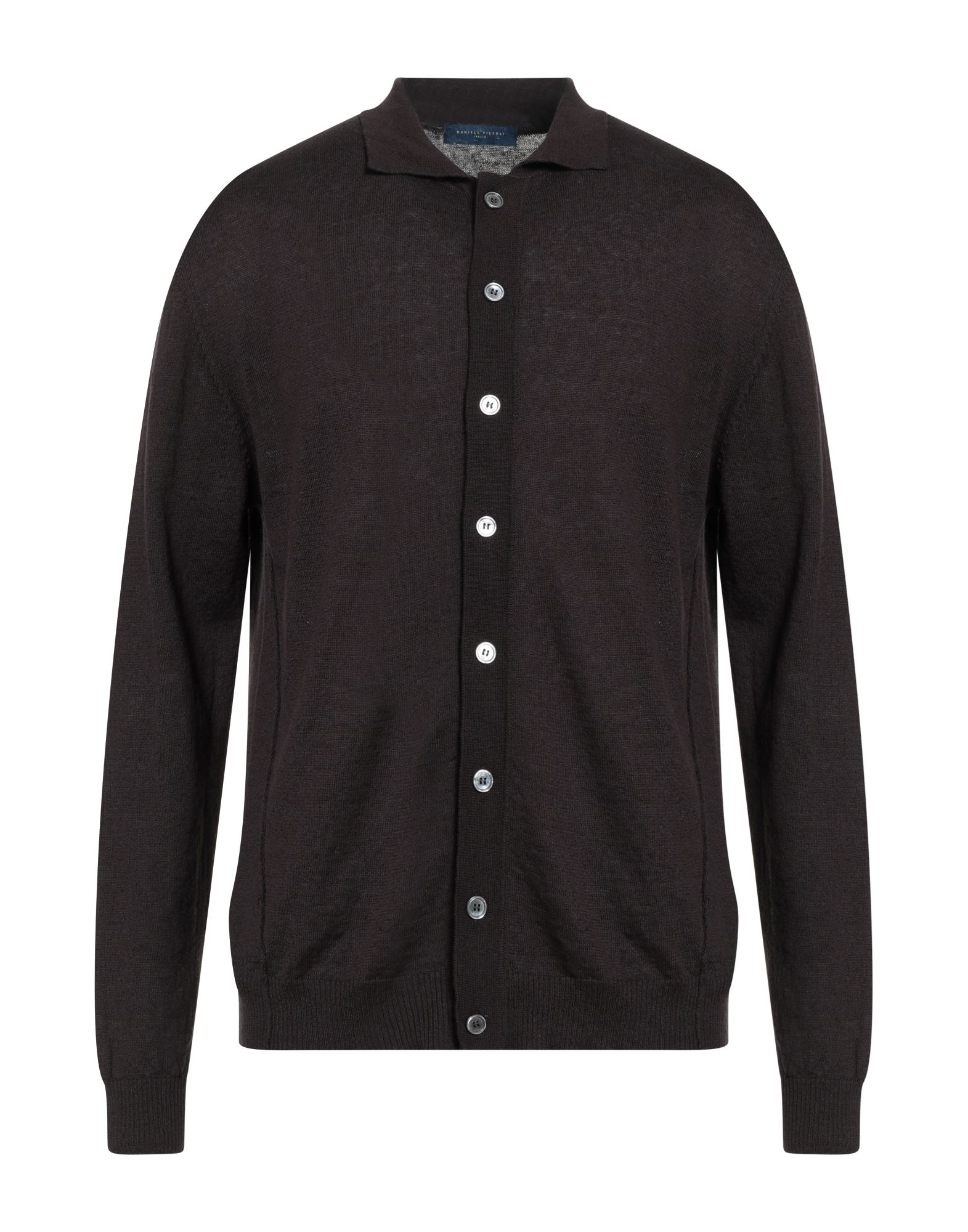 DANIELE FIESOLI Strickjacke Herren Dunkelbraun von DANIELE FIESOLI