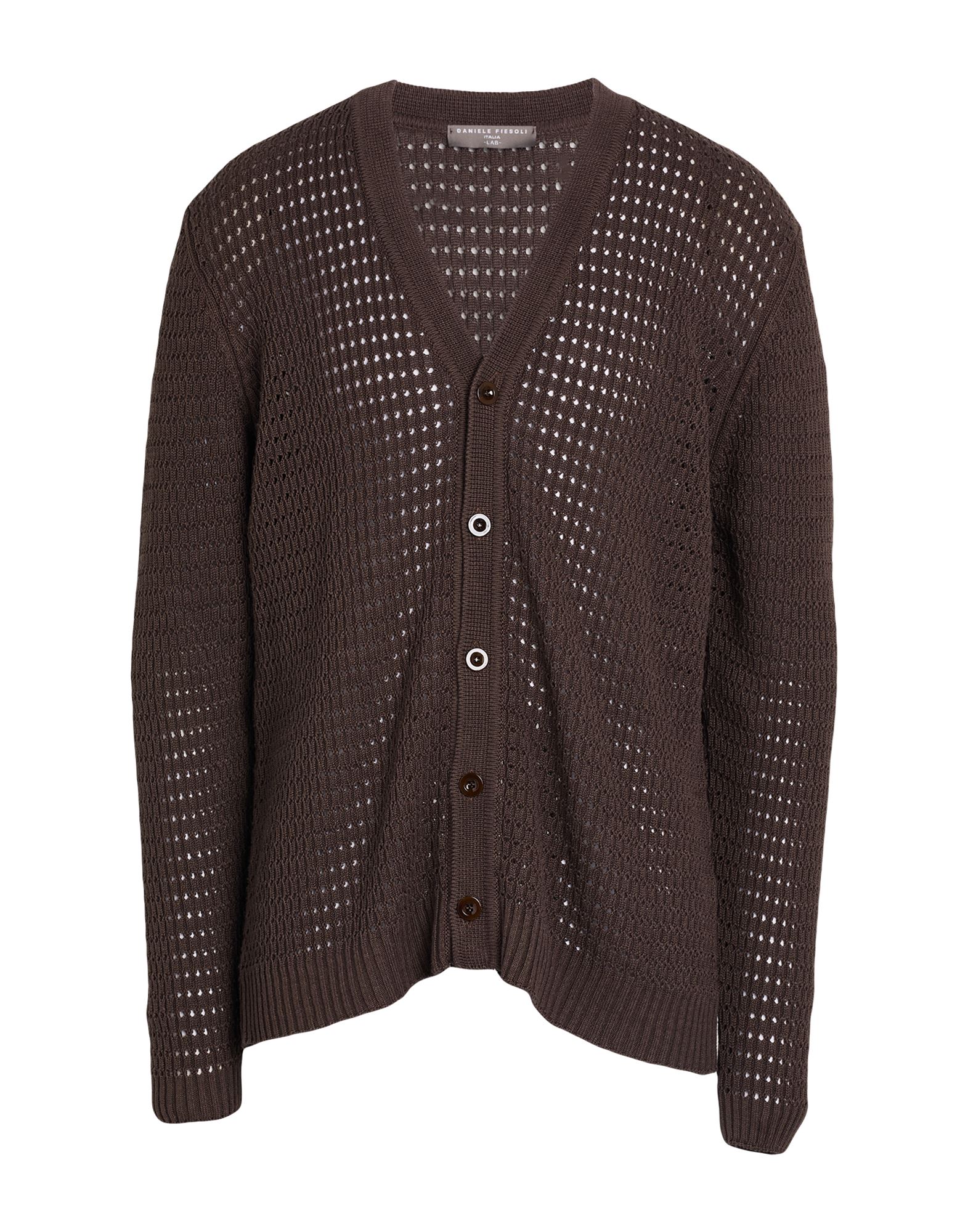 DANIELE FIESOLI Strickjacke Herren Dunkelbraun von DANIELE FIESOLI