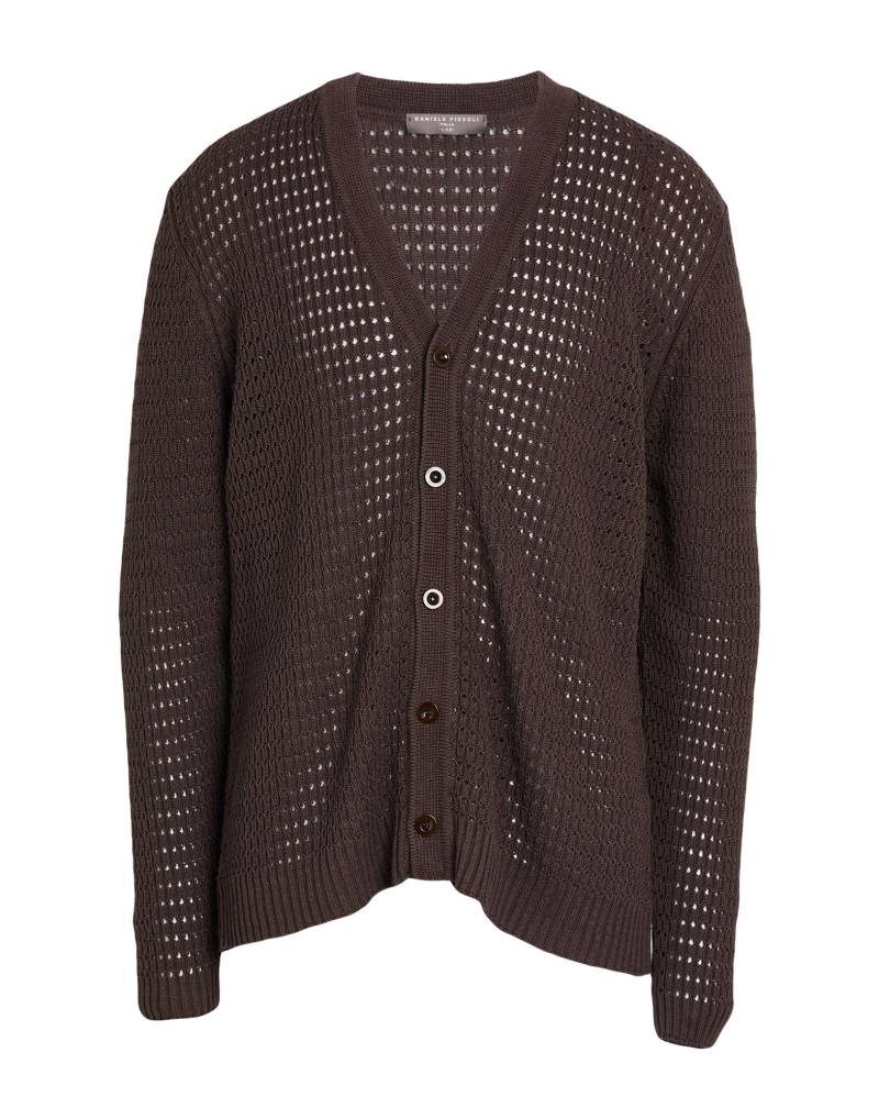 DANIELE FIESOLI Strickjacke Herren Dunkelbraun von DANIELE FIESOLI