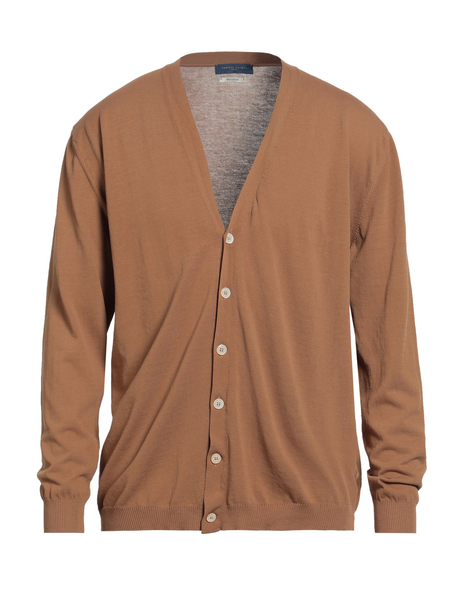 DANIELE FIESOLI Strickjacke Herren Kamel von DANIELE FIESOLI