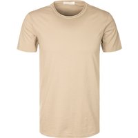 DANIELE FIESOLI Herren T-Shirt beige Baumwolle von DANIELE FIESOLI