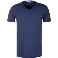 DANIELE FIESOLI Herren T-Shirt blau Baumwolle von DANIELE FIESOLI