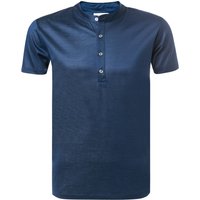 DANIELE FIESOLI Herren T-Shirt blau Baumwolle von DANIELE FIESOLI