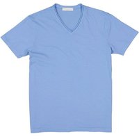 DANIELE FIESOLI Herren T-Shirt blau Baumwolle von DANIELE FIESOLI