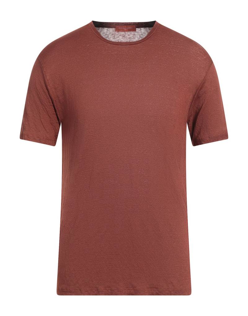 DANIELE FIESOLI T-shirts Herren Braun von DANIELE FIESOLI