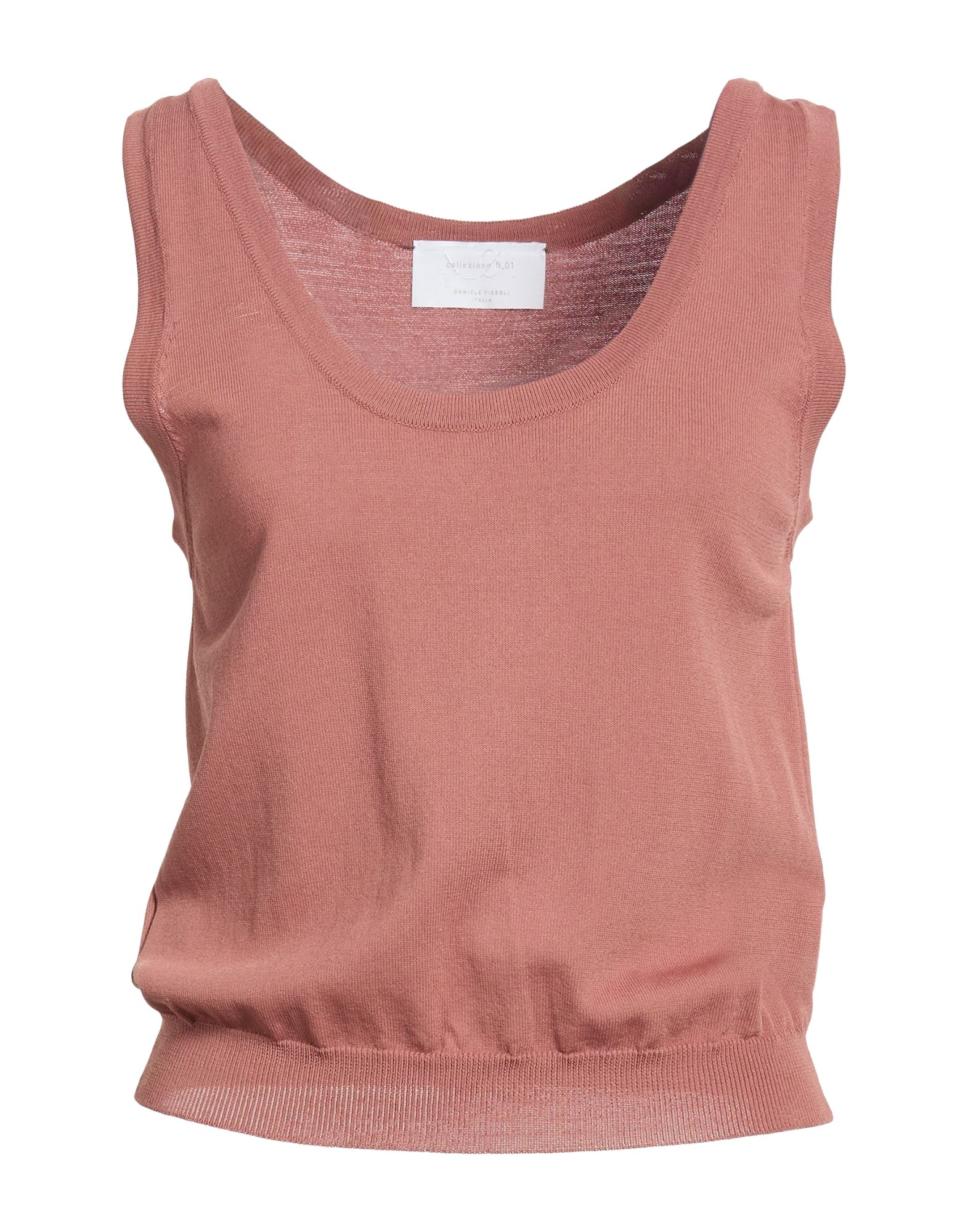 DANIELE FIESOLI Tank Top Damen Braun von DANIELE FIESOLI