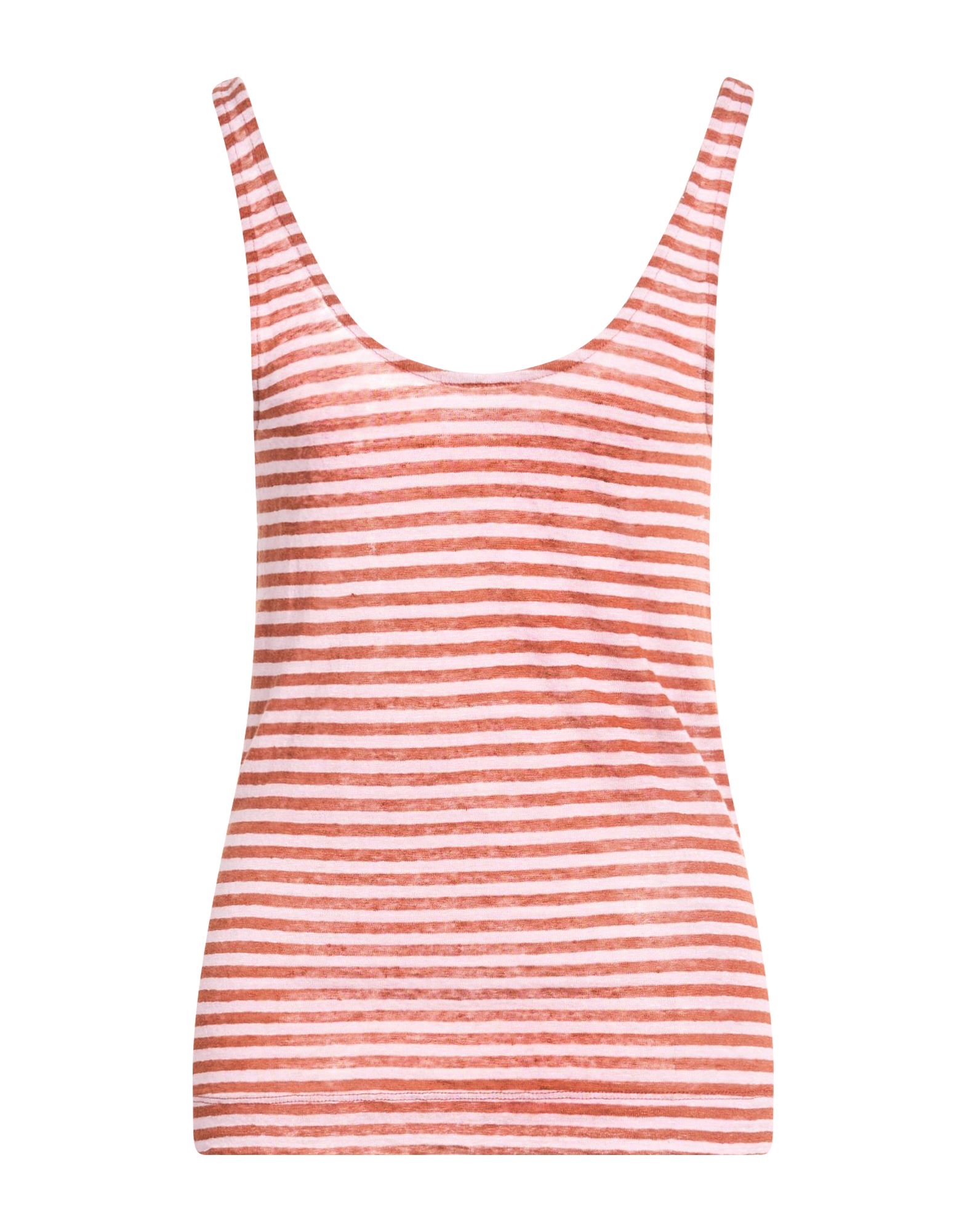 DANIELE FIESOLI Tank Top Damen Braun von DANIELE FIESOLI
