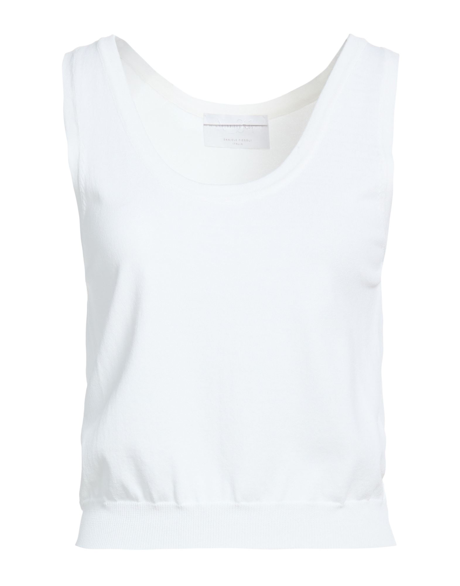 DANIELE FIESOLI Tank Top Damen Weiß von DANIELE FIESOLI