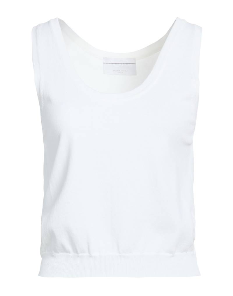 DANIELE FIESOLI Tank Top Damen Weiß von DANIELE FIESOLI