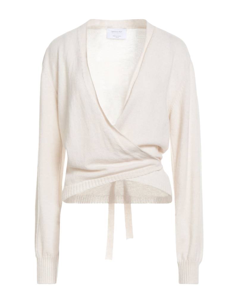 DANIELE FIESOLI Wickelpullover Damen Cremeweiß von DANIELE FIESOLI