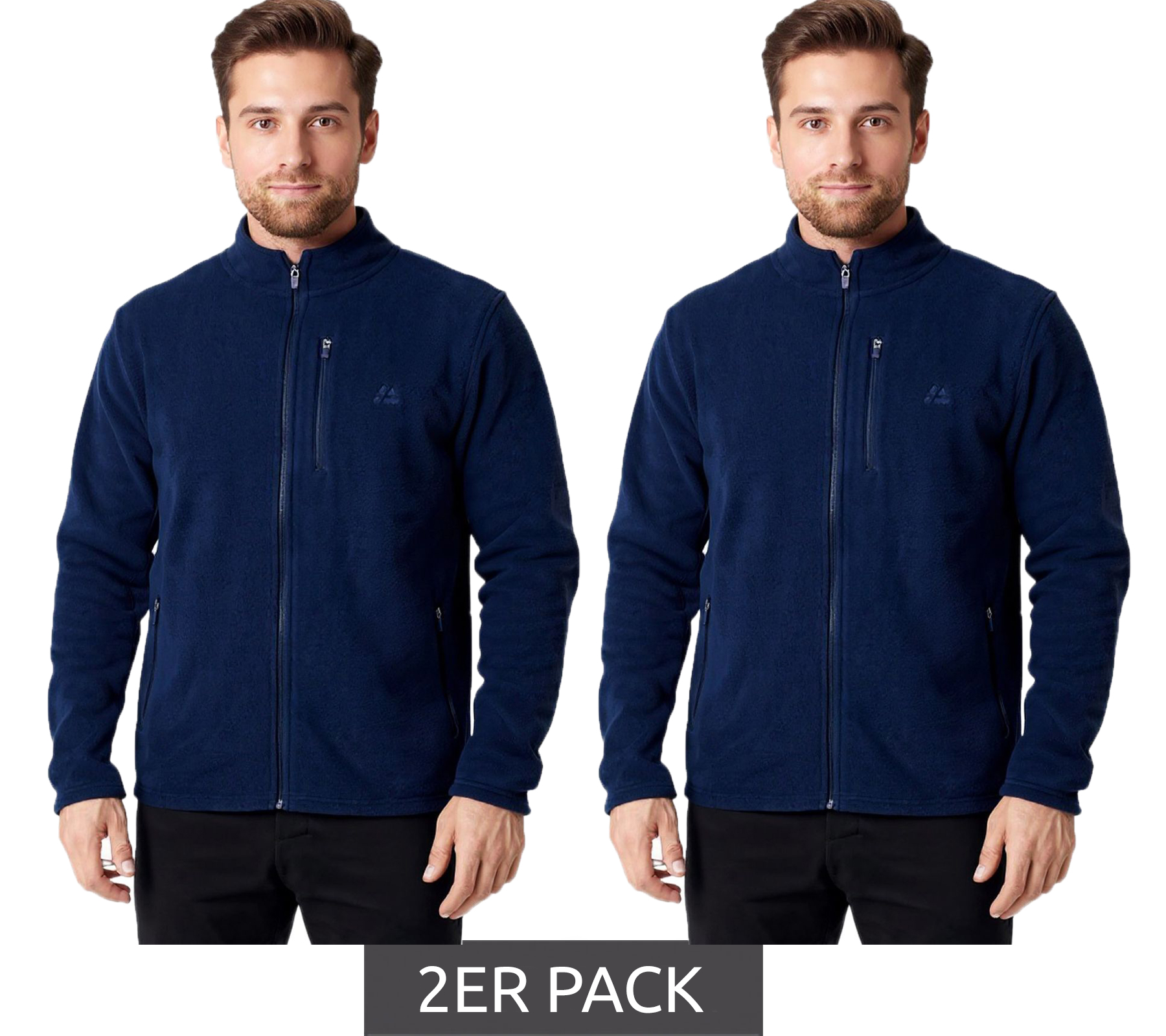 2er Sparpack DANISH ENDURANCE nachhaltige Herren Fleece-Jacke Oeko-Tex zertifiziert 154000 Navy-Blau 2er Sparpack DANISH ENDURANCE nachhaltige Herren Fleece-Jacke Oeko-Tex zertifiziert 154000 Navy-Blau von DANISH ENDURANCE