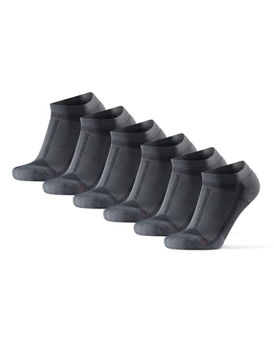 DANISH ENDURANCE 3 Paar Kurze Laufsocken Grau/Schwarz 39-42 von DANISH ENDURANCE