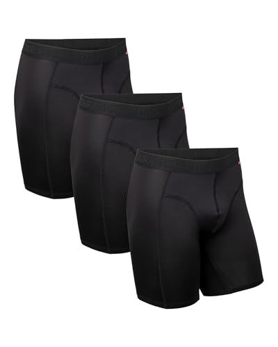 DANISH ENDURANCE 3er Pack Sport Boxershorts Herren, Mit regulärem oder langem Bein, Schwarz mit Langem Bein, XXL DANISH ENDURANCE 3er Pack Sport Boxershorts Herren, Mit regulärem oder langem Bein, Schwarz mit Langem Bein, XXL von DANISH ENDURANCE