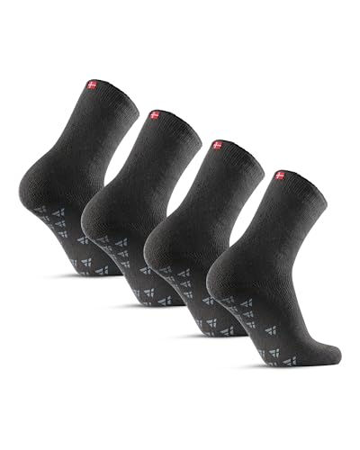 DANISH ENDURANCE Anti-Rutsch Thermo-Socken 2er-Pack Grau 43-47 von DANISH ENDURANCE