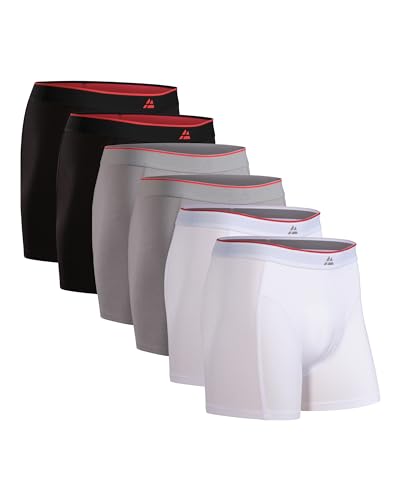 DANISH ENDURANCE Bamboo Trunk 6 Pack XL Multicolor (2X Black, 2X Grey, 2X White) 6-Pack von DANISH ENDURANCE