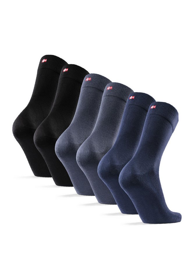 DANISH ENDURANCE Basicsocken Bamboo Dress (Packung, 6-Paar) Ultraweicher Komfort, für Herren & Damen von DANISH ENDURANCE