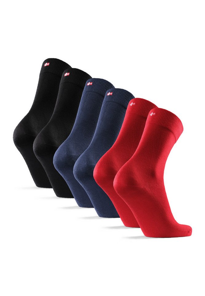 DANISH ENDURANCE Basicsocken Bamboo Dress (Packung, 6-Paar) Ultraweicher Komfort, für Herren & Damen von DANISH ENDURANCE