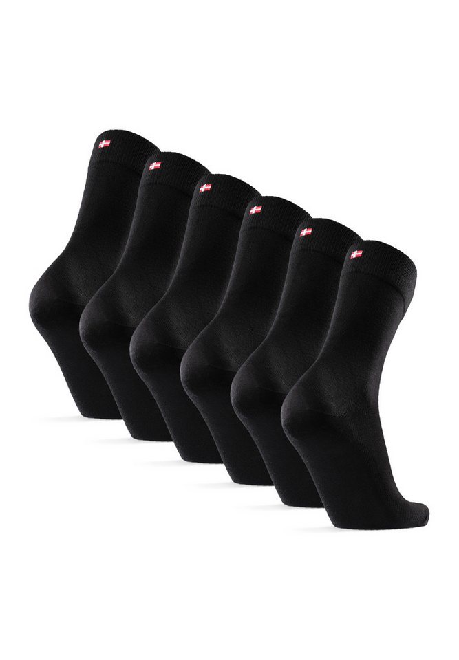 DANISH ENDURANCE Basicsocken Bamboo Dress Socks (Packung, 6-Paar) Ultraweicher Komfort, für Herren & Damen von DANISH ENDURANCE