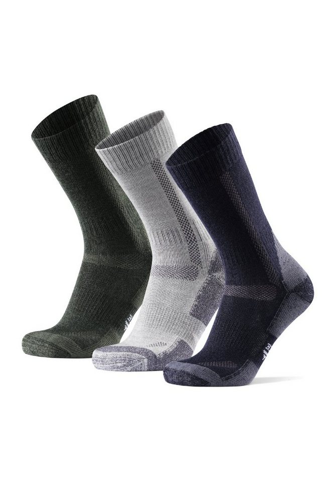 DANISH ENDURANCE Wandersocken Hiking Classic (Packung, 3-Paar) Anti-Blasen, für Herren, Damen & Kinder von DANISH ENDURANCE