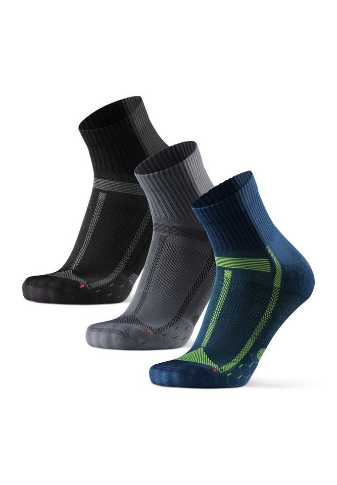 DANISH ENDURANCE Basicsocken Long Distance (3-Paar) rutschfeste Sportsocken, Ideal für Läufer, Anti-Blasen von DANISH ENDURANCE