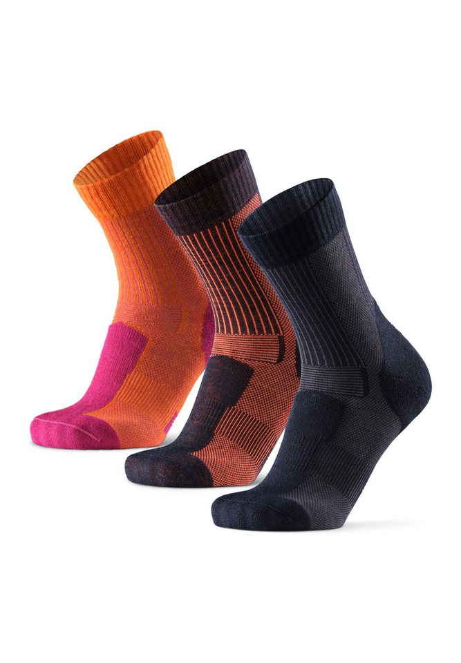 DANISH ENDURANCE Basicsocken Merino Hiking Light (Packung, 3-Paar) milde Temperaturen, für Herren, Damen & Kinder von DANISH ENDURANCE