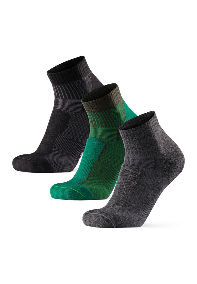 DANISH ENDURANCE Basicsocken Merino Hiking Low-Cut Socks (Packung, 3-Paar) Outdoor Aktivitäten, für Herren, Damen & Kinder von DANISH ENDURANCE