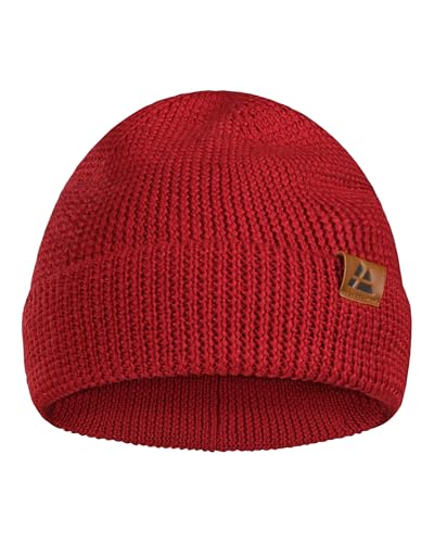 DANISH ENDURANCE Merino Mütze, Klassische Wollmütze, Warme Wintermütze, Thermo Beanie, Weich, Stretchy, Unisex, für Damen & Herren, Rot, Einheitsgröße DANISH ENDURANCE Merino Mütze, Klassische Wollmütze, Warme Wintermütze, Thermo Beanie, Weich, Stretchy, Unisex, für Damen & Herren, Rot, Einheitsgröße von DANISH ENDURANCE