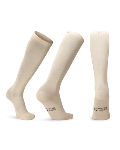 DANISH ENDURANCE Bio-Baumwolle Kompressionsstrümpfe, 14-18 mmHg, Unisex, für Damen & Herren, 1 oder 3 Paar (Beige, 39-42) DANISH ENDURANCE Bio-Baumwolle Kompressionsstrümpfe, 14-18 mmHg, Unisex, für Damen & Herren, 1 oder 3 Paar (Beige, 39-42) von DANISH ENDURANCE