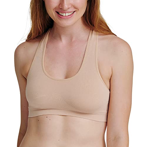 DANISH ENDURANCE Damen Racerback BH 1 Pack (Nude Beige, Medium/Large) von DANISH ENDURANCE