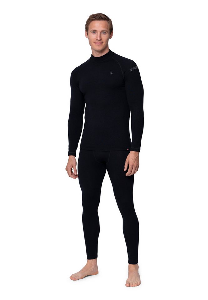 DANISH ENDURANCE Funktionsshirt Extreme Baselayer Merinounterwäsche-Set, Langarm Shirt & Hose, ohne kratzendes Etikett von DANISH ENDURANCE
