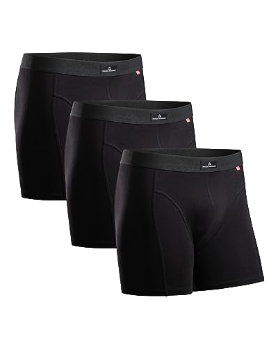 DANISH ENDURANCE Herren Boxershorts, Schwarz - 3 Pack, Gr.- XL von DANISH ENDURANCE