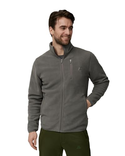 DANISH ENDURANCE Herren Micro Fleece Jacke 1 Pack Grau XL von DANISH ENDURANCE