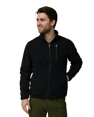 DANISH ENDURANCE Herren Micro Fleece Jacke 1 Pack Schwarz S von DANISH ENDURANCE