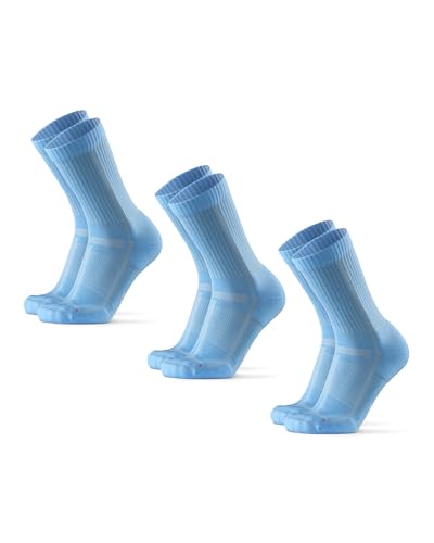 DANISH ENDURANCE LDR Crew Socks 43-47 Light Blue 3-pack von DANISH ENDURANCE