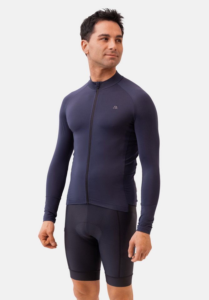 DANISH ENDURANCE Langarmshirt Cycling LS Langarm Radtrikot mit Reißverschluss & Taschen, Schnelltrocknend von DANISH ENDURANCE