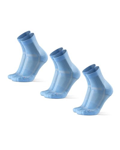 DANISH ENDURANCE Laufsocken für Lange Distanzen 3 Paare (Hellblau, EU 35-38) von DANISH ENDURANCE