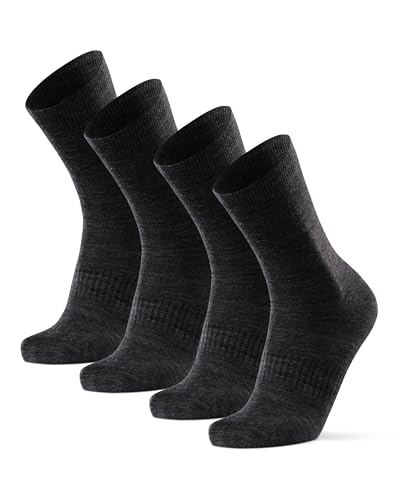 DANISH ENDURANCE Liner Socken aus Merinowolle 2er pack Grau 35-38 von DANISH ENDURANCE