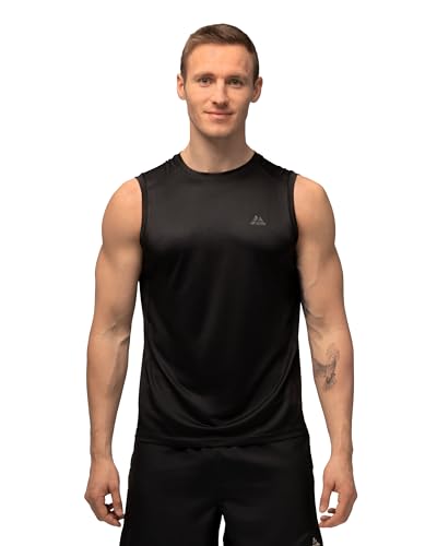 DANISH ENDURANCE Men's Classic Recycled Polyester Tank Top, 1 Pack (Schwarz, L) von DANISH ENDURANCE