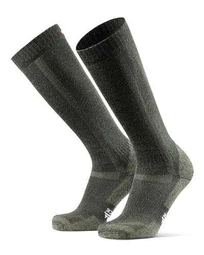 DANISH ENDURANCE Merino Kniehohe Wandersocken, Gepolstert, Warm, für Damen & Herren, 1 Paar von DANISH ENDURANCE