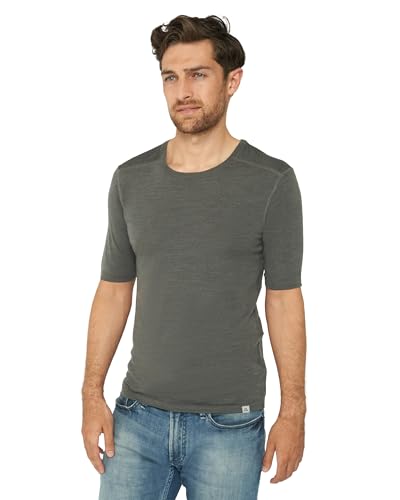 DANISH ENDURANCE Merino Shirt Herren, Kurzarm Funktionsshirt, Atmungsaktiv & Temperaturregulierend, Dunkelgrau, XXL DANISH ENDURANCE Merino Shirt Herren, Kurzarm Funktionsshirt, Atmungsaktiv & Temperaturregulierend, Dunkelgrau, XXL von DANISH ENDURANCE