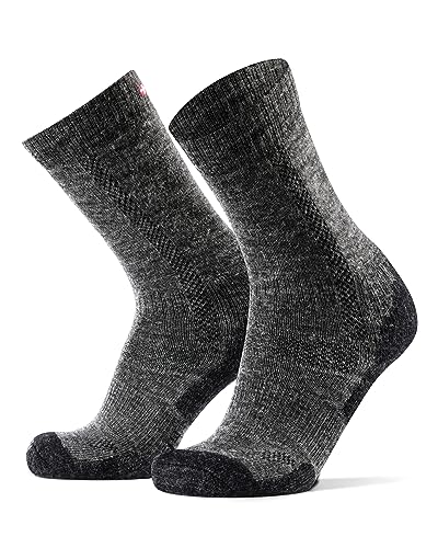 DANISH ENDURANCE Merino Wandersocken, für Herren & Damen, Dunkelgrau, 39-42 von DANISH ENDURANCE