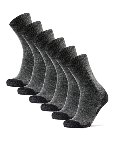 DANISH ENDURANCE Merino Wandersocken 3 paar Dunkelgrau 43-47 von DANISH ENDURANCE