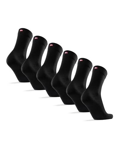 DANISH ENDURANCE Merinowolle Socken (Schwarz - 3 Paare, EU 43-47) von DANISH ENDURANCE