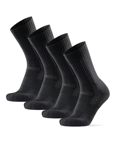 DANISH ENDURANCE Premium Wandersocken 2 Paare (Schwarz, EU 39-42) von DANISH ENDURANCE